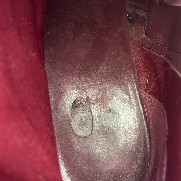 Nine West Burgundy Heeled Boots - Picture 4 of 7